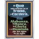 Alabanza, Honra, Gloria y Dominio A Nuestro Dios Por Siempre   Marco de versculos bblicos alentadores   (GWSPAAMAZEMENT10867)   