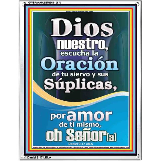 Nuestra oracin y splica por tu propio bien   Marco de cita cristiana   (GWSPAAMAZEMENT10877)   