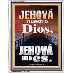 Jehová nuestro Dios   Letreros con marco de madera de las Escrituras   (GWSPAAMAZEMENT9714)   