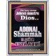 ADONAI Shammah EL SEÑOR ESTÁ AQUÍ   Versículo de la Biblia del marco   (GWSPAAMAZEMENT9852)   