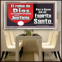 Reino de Dios es Justicia Paz Gozo en Espíritu Santo   Arte cristiano del marco   (GWSPAAMBASSADOR10818)   