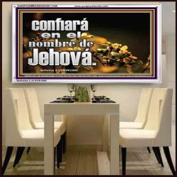 confiará en el nombre de Jehová.   Cartel cristiano contemporáneo   (GWSPAAMBASSADOR11165)   