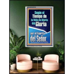 Según el Tiempo de la Vida   Versículos de la Biblia enmarcados para el hogar   (GWSPAAMBASSADOR10255)   "32x48"