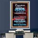 puestos los ojos en Jesús, el autor y consumador de la fe   Versículos de la Biblia Marco Láminas artísticas   (GWSPAAMBASSADOR9696)   