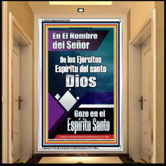 Santo El Espíritu de la Alegría   Versículos de la Biblia   (GWSPAAMBASSADOR10189)   