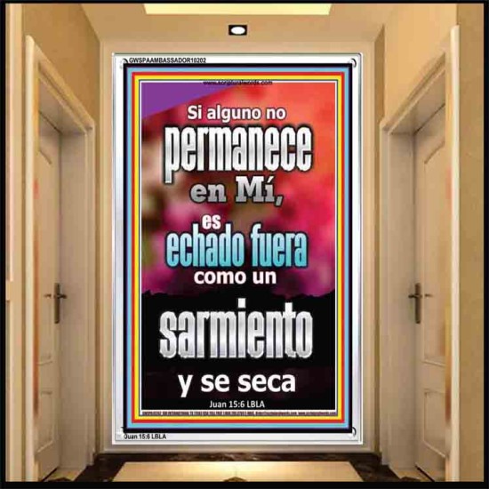 permanece en mí   Decoración de pared de habitación infantil enmarcada   (GWSPAAMBASSADOR10202)   