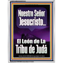 JesuCristo El León de La Tribu de Judá   Arte de pared religioso enmarcado   (GWSPAAMBASSADOR10140)   