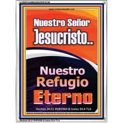 JesuCristo Nuestro Refugio Eterno   marco de arte cristiano contemporáneo   (GWSPAAMBASSADOR10156)   
