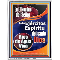 Santo Ríos de Agua Viva   Versículo de la Biblia   (GWSPAAMBASSADOR10166)   