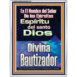 Santo Divino Bautizador   Versículos de la Biblia Póster   (GWSPAAMBASSADOR10176)   