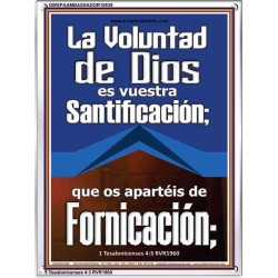 Huye de la fornicación   Marco Decoración bíblica   (GWSPAAMBASSADOR10839)   