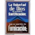 Huye de la fornicación   Marco Decoración bíblica   (GWSPAAMBASSADOR10839)   "32x48"
