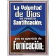 Huye de la fornicación   Marco Decoración bíblica   (GWSPAAMBASSADOR10839)   