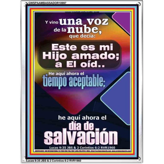 Hoy es el día de salvación   Versículo de la Biblia   (GWSPAAMBASSADOR10997)   