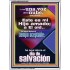 Hoy es el día de salvación   Versículo de la Biblia   (GWSPAAMBASSADOR10997)   "32x48"