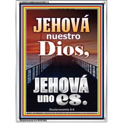 Jehová nuestro Dios   Letreros con marco de madera de las Escrituras   (GWSPAAMBASSADOR9714)   