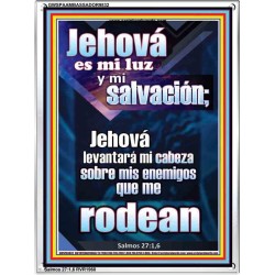 Jehová es mi luz y mi salvación   Arte mural cristiano contemporáneo   (GWSPAAMBASSADOR9832)   