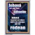 Jehová es mi luz y mi salvación   Arte mural cristiano contemporáneo   (GWSPAAMBASSADOR9832)   "32x48"