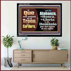 Alabanza, Honor, Gloria y Dominio Al Cordero de Dios   pinturas cristianas   (GWSPAAMEN10868)   
