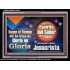 de Gloria en Gloria por el Espíritu del Señor   Marco de versículos de la Biblia en línea   (GWSPAAMEN10258)   "33X25"