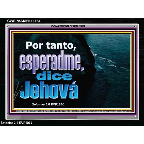 esperadme, dice Jehová   pinturas cristianas   (GWSPAAMEN11164)   