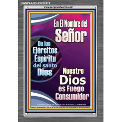 Santo El Fuego Consumidor   Láminas artísticas de las Escrituras   (GWSPAANCHOR10171)   
