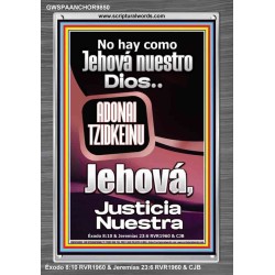 ADONAI TZIDKEINU Jehová, Justicia Nuestra   Obra cristiana   (GWSPAANCHOR9850)   