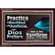 Practica la Rectitud y la Justicia   Retrato de las Escrituras   (GWSPAARISE10884)   