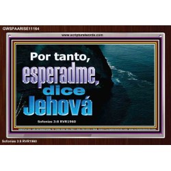 esperadme, dice Jehová   pinturas cristianas   (GWSPAARISE11164)   