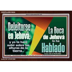 Deleitarse en Jehová   Marco de versículos de la Biblia   (GWSPAARK10824)   