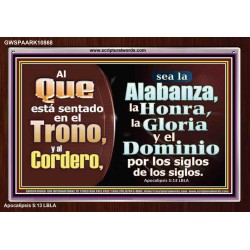 Alabanza, Honor, Gloria y Dominio Al Cordero de Dios   pinturas cristianas   (GWSPAARK10868)   