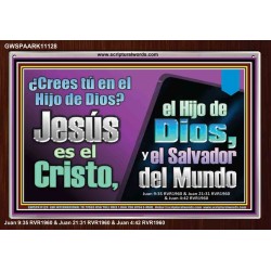 creer en el Hijo de Dios   Marco de versículo bíblico para el hogar en línea   (GWSPAARK11128)   