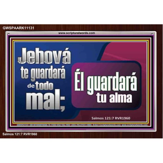 Jehová te guardará de todo mal   Láminas artísticas Versículo de la Biblia   (GWSPAARK11131)   