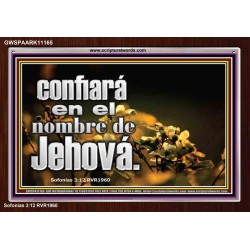 confiará en el nombre de Jehová.   Cartel cristiano contemporáneo   (GWSPAARK11165)   