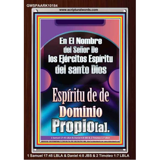 Santo El Espíritu de Poder, Amor y Sanidad Mental   Láminas artísticas de las Escrituras   (GWSPAARK10184)   