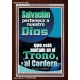 Salvation to our God who sits on the Throne   Marco de madera de las Escrituras   (GWSPAARK10851)   