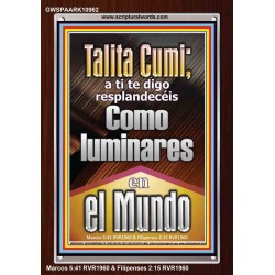 Talitha Cumi brilla como luces en el mundo   Versículos de la Biblia   (GWSPAARK10962)   