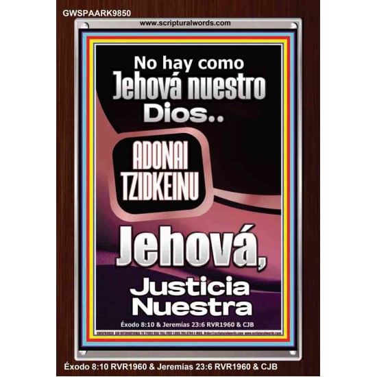 ADONAI TZIDKEINU Jehová, Justicia Nuestra   Obra cristiana   (GWSPAARK9850)   