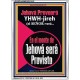 Jehová Proveerá  YHWH-jireh   Versículos bíblicos alentadores enmarcados   (GWSPAARMOUR10105)   