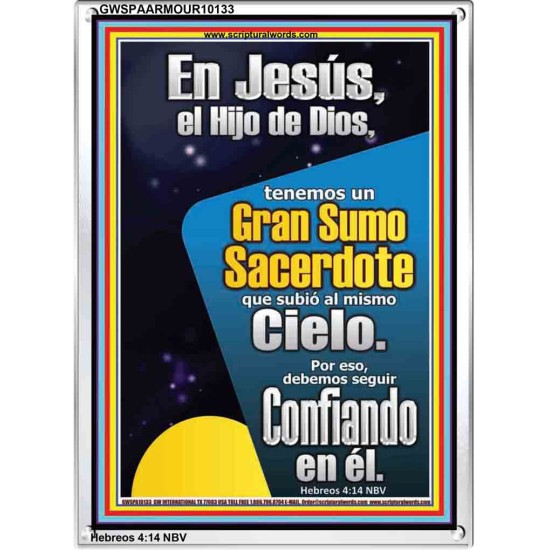 Jesucristo Gran Sumo Sacerdote   Láminas artísticas de las Escrituras   (GWSPAARMOUR10133)   