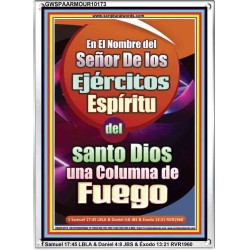 Santo La Columna de Fuego   Arte Bíblico   (GWSPAARMOUR10173)   