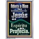 el Testimonio de Jesús es el Espíritu de Profecía   Letreros enmarcados en madera de las Escrituras   (GWSPAARMOUR11067)   