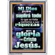 Riquezas en Gloria por Cristo Jesús   Arte mural cristiano contemporáneo   (GWSPAARMOUR9813)   