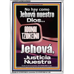 ADONAI TZIDKEINU Jehová, Justicia Nuestra   Obra cristiana   (GWSPAARMOUR9850)   
