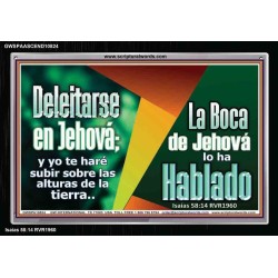 Deleitarse en Jehová   Marco de versículos de la Biblia   (GWSPAASCEND10824)   