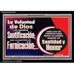 Santidad y Honor   Versículo bíblico alentador enmarcado   (GWSPAASCEND10842)   