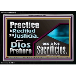 Practica la Rectitud y la Justicia   Retrato de las Escrituras   (GWSPAASCEND10884)   