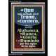 Alabanza, Honra, Gloria y Dominio A Nuestro Dios Por Siempre   Marco de versículos bíblicos alentadores   (GWSPAASCEND10867)   