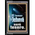 el temor de Jehová será  Tesoro   Marco Decoración bíblica   (GWSPAASCEND9705)   "25x33"