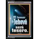 el temor de Jehová será  Tesoro   Marco Decoración bíblica   (GWSPAASCEND9705)   